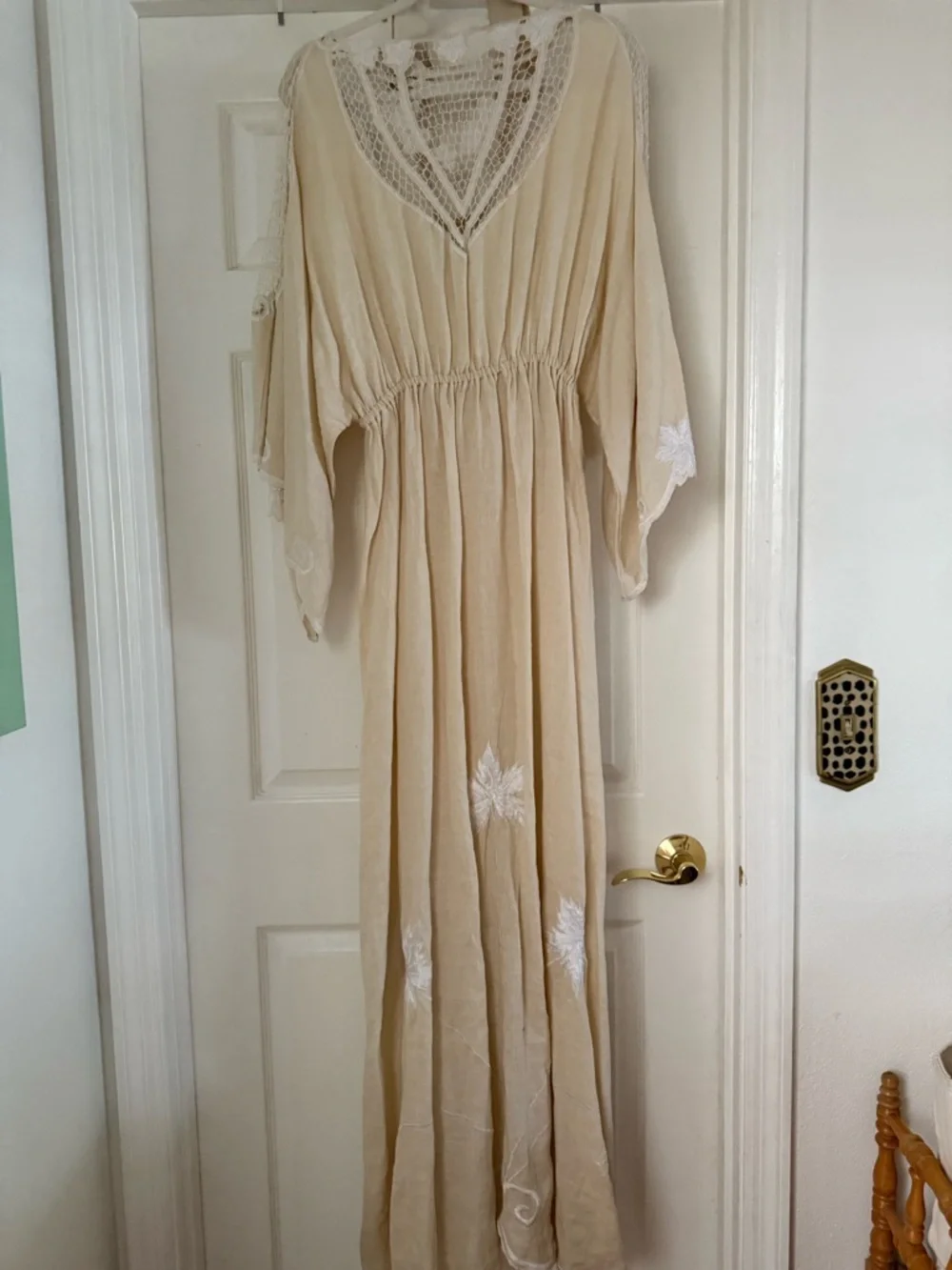 Fillyboo Cream Lace-Embroidered Dress - Picture 9 of 14